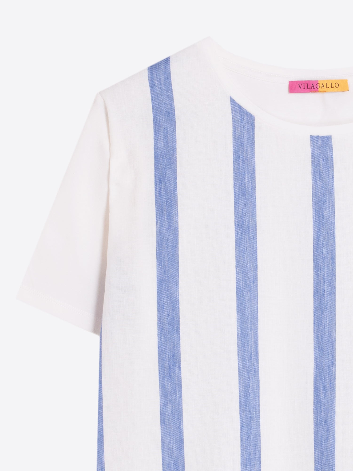 CAMISETA RAYAS AZUL CIELO