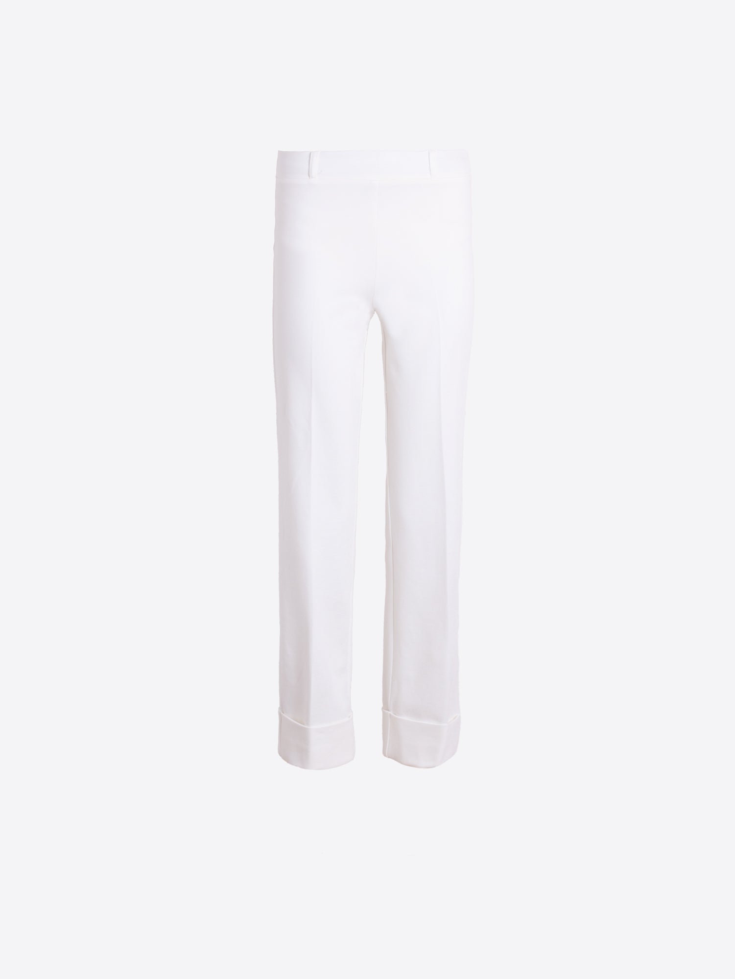 PANTALÓN BLANCO RECTO VUELTA