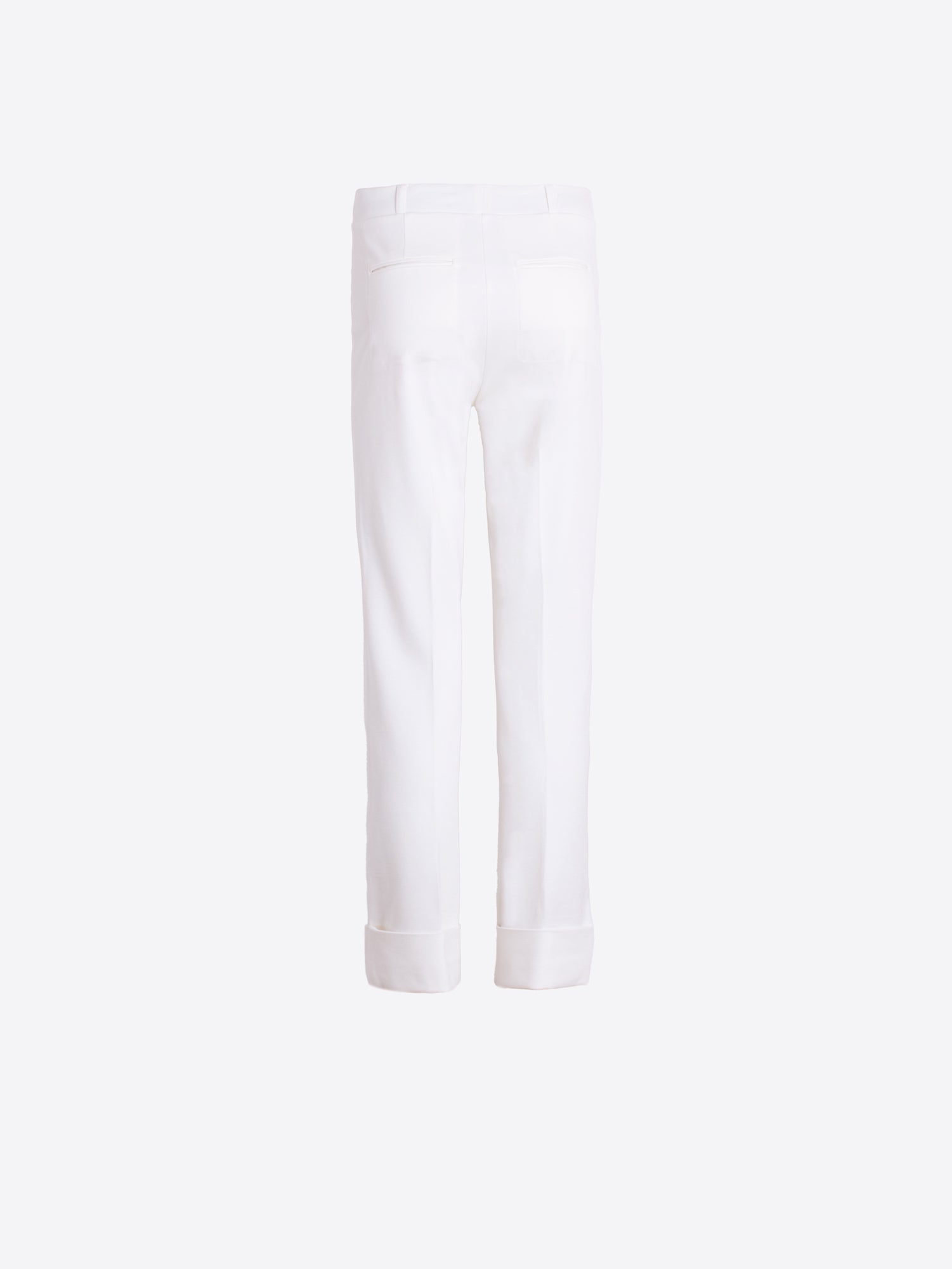 PANTALÓN BLANCO RECTO VUELTA