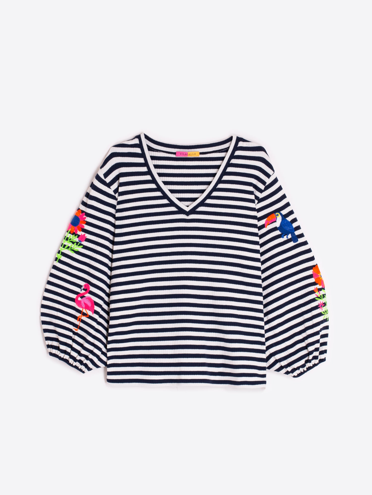 JERSEY MARINERO BORDADOS TROPICALES