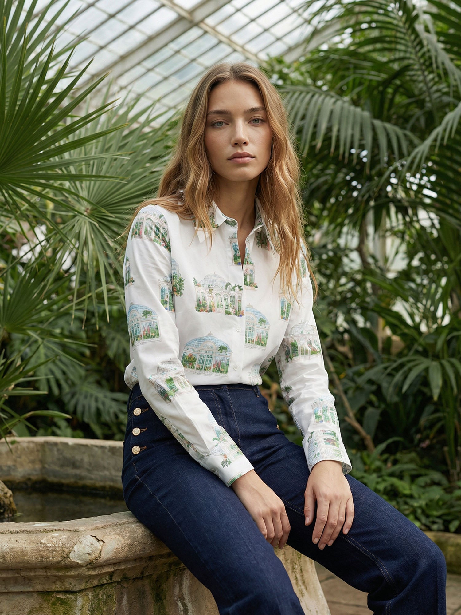 CAMISA ESTAMPADO INVERNADERO