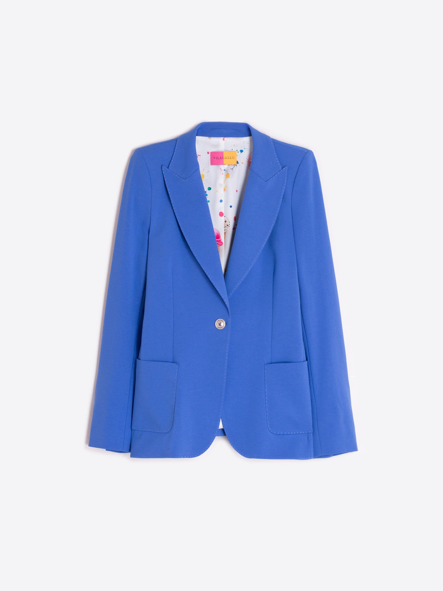 CHAQUETA HILLARY AZULON PUNTO ROMA