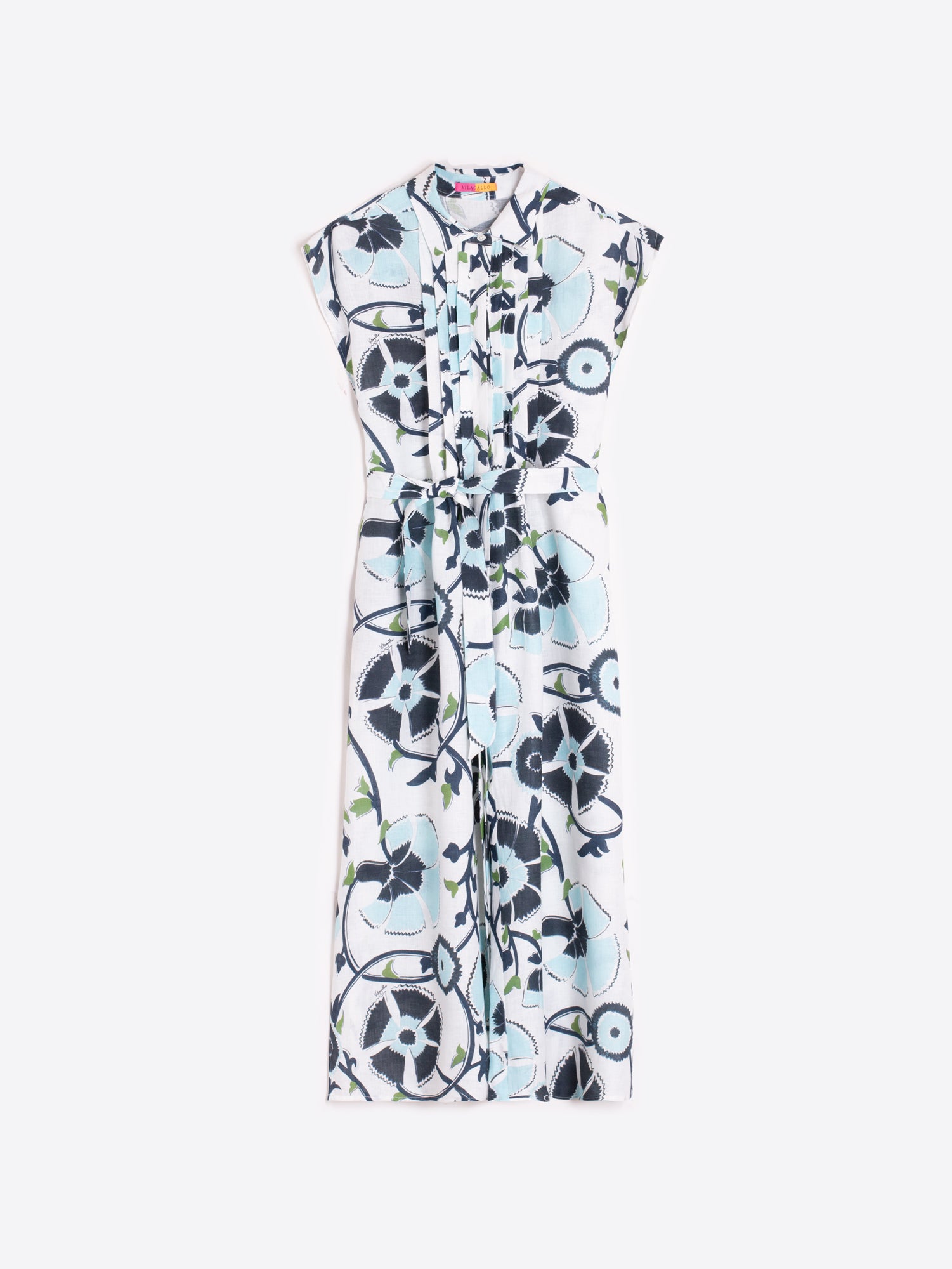 VESTIDO CAMISERO ESTAMPADO FLORAL