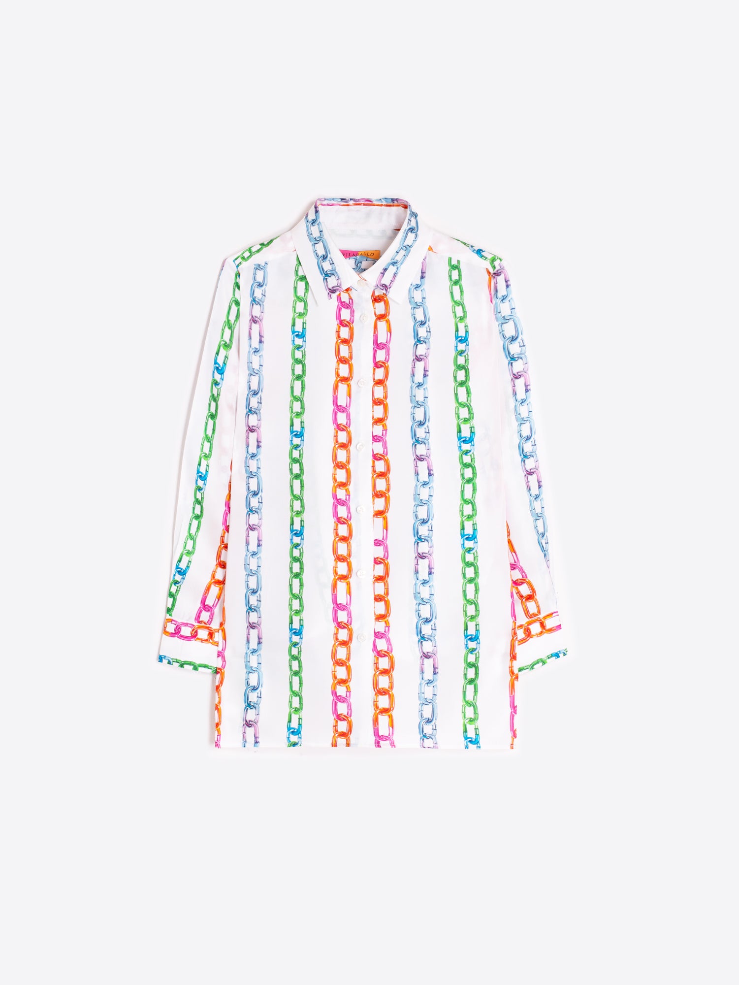 CAMISA ESTAMPADO CADENAS MULTICOLOR
