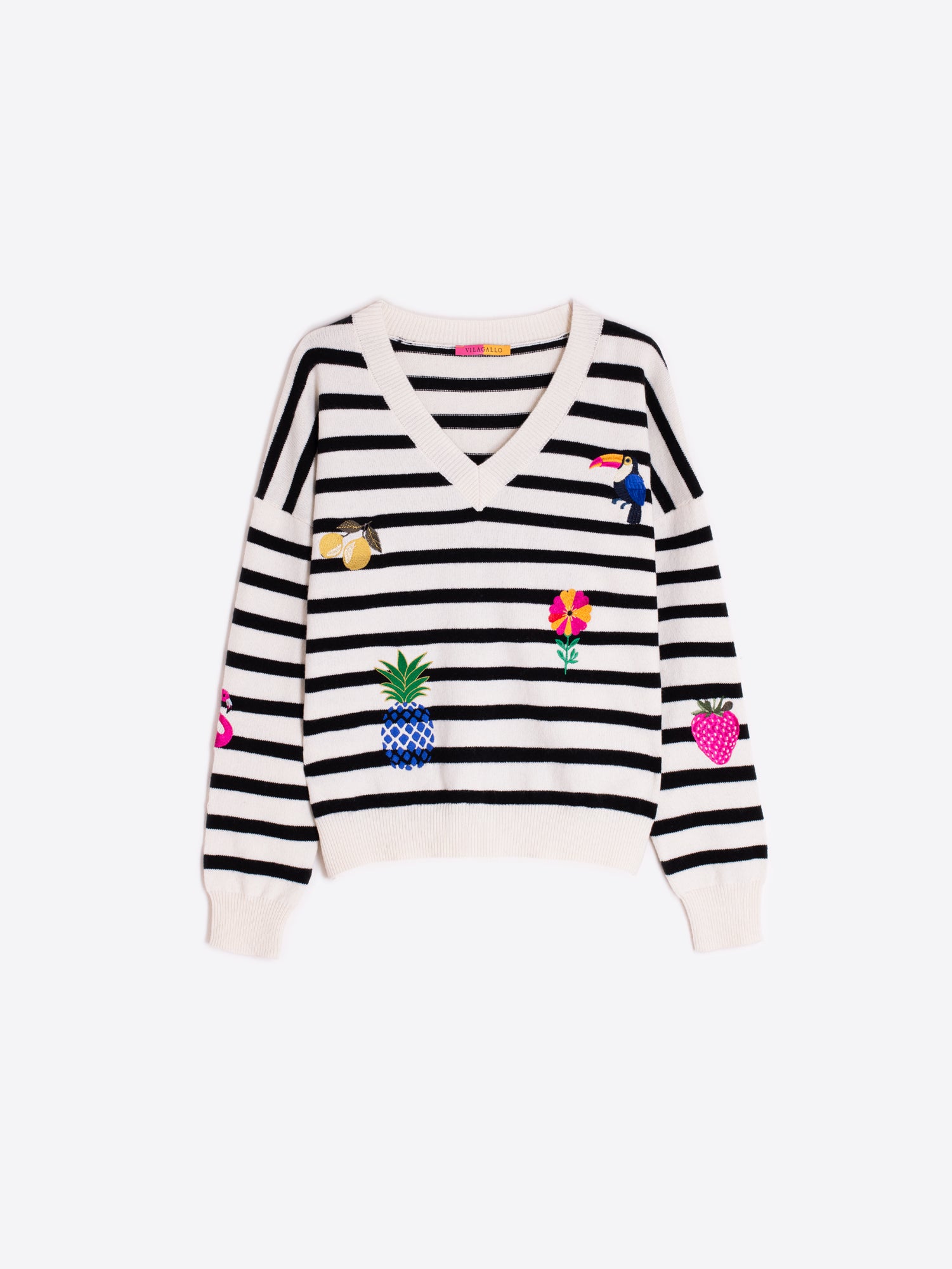 JERSEY RAYAS BORDADOS FRUTAS