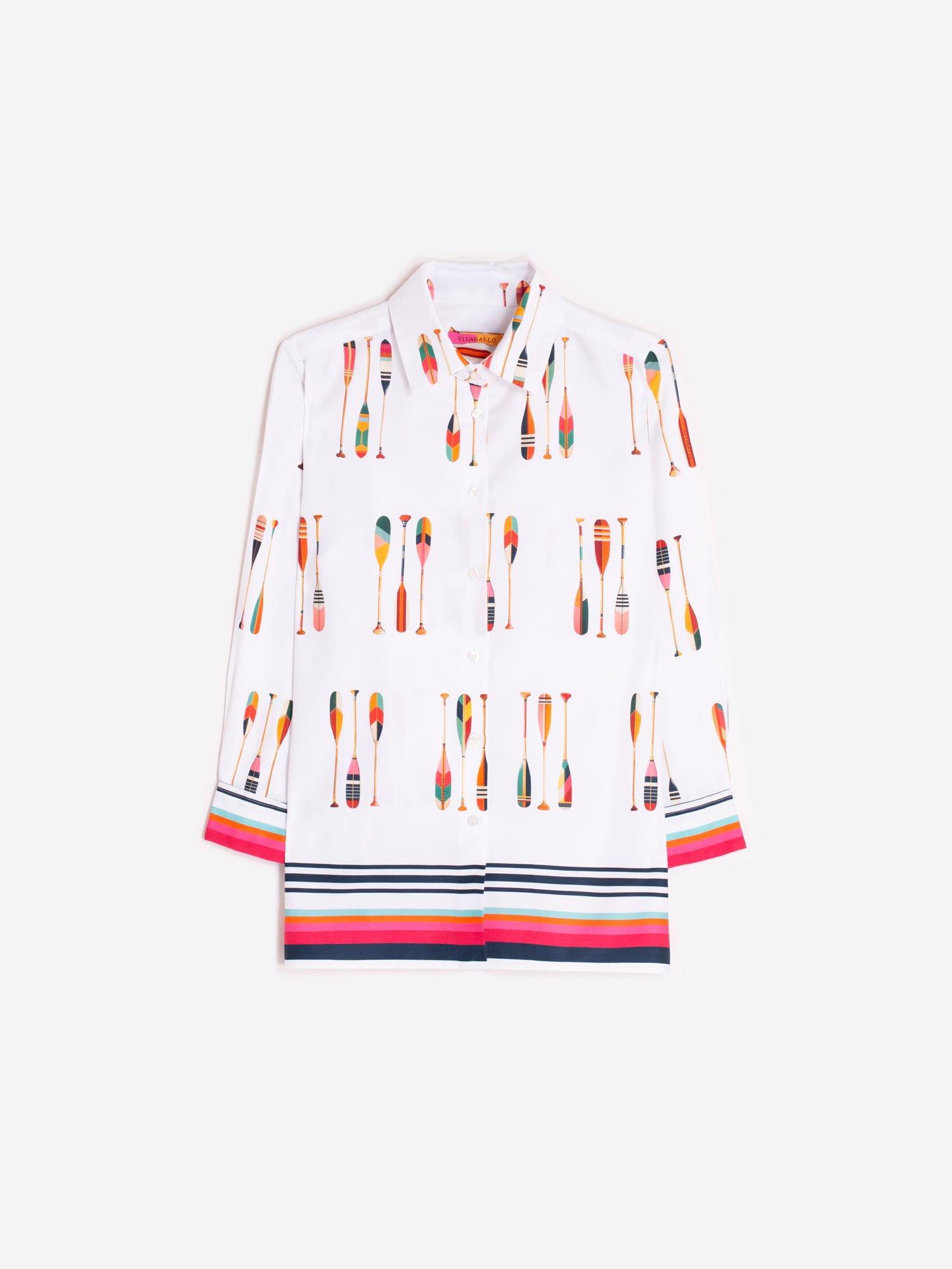 CAMISA ESTAMPADO REMOS MULTICOLOR