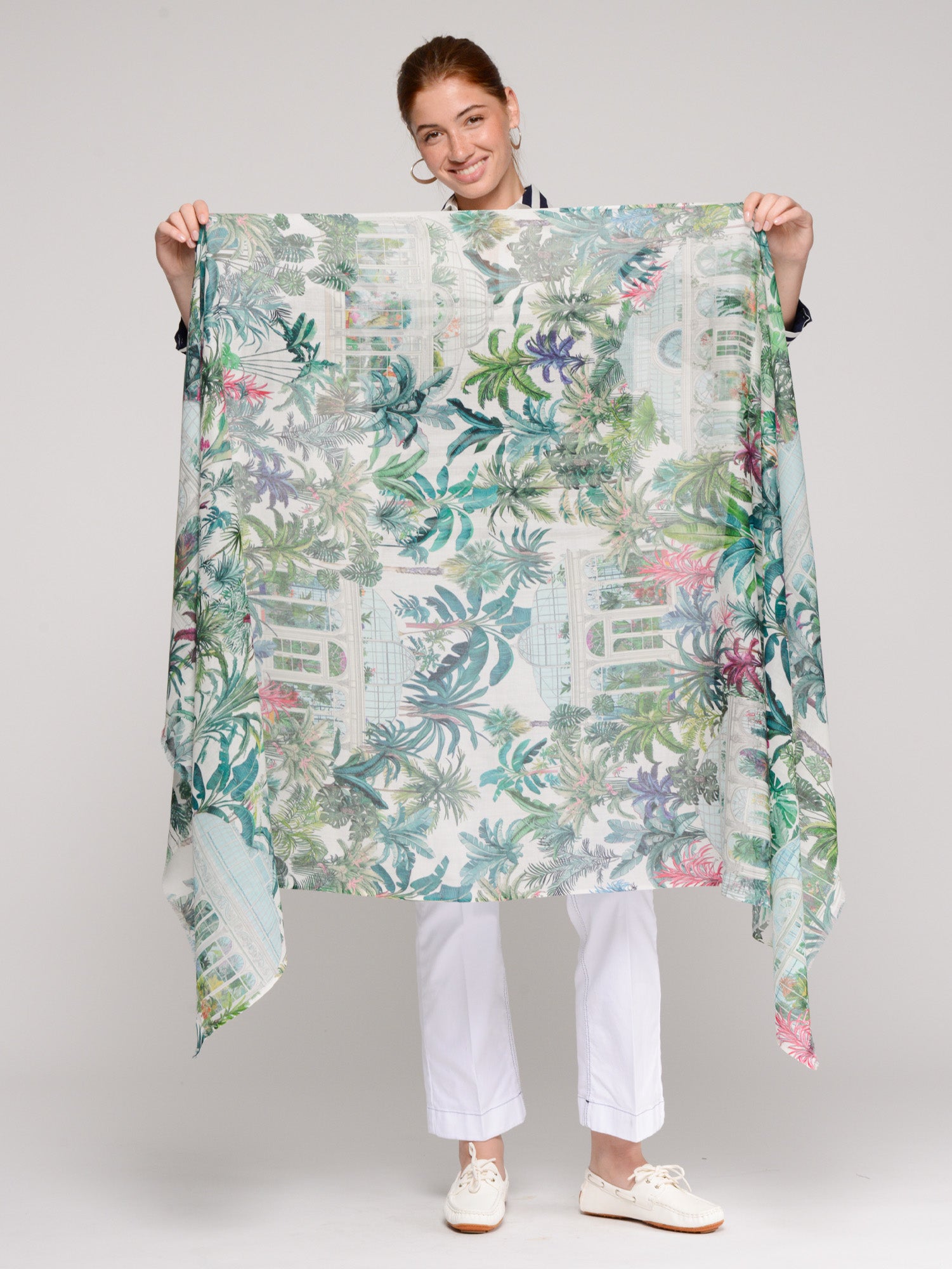 PAÑUELO ESTAMPADO INVERNADERO BOTÁNICO