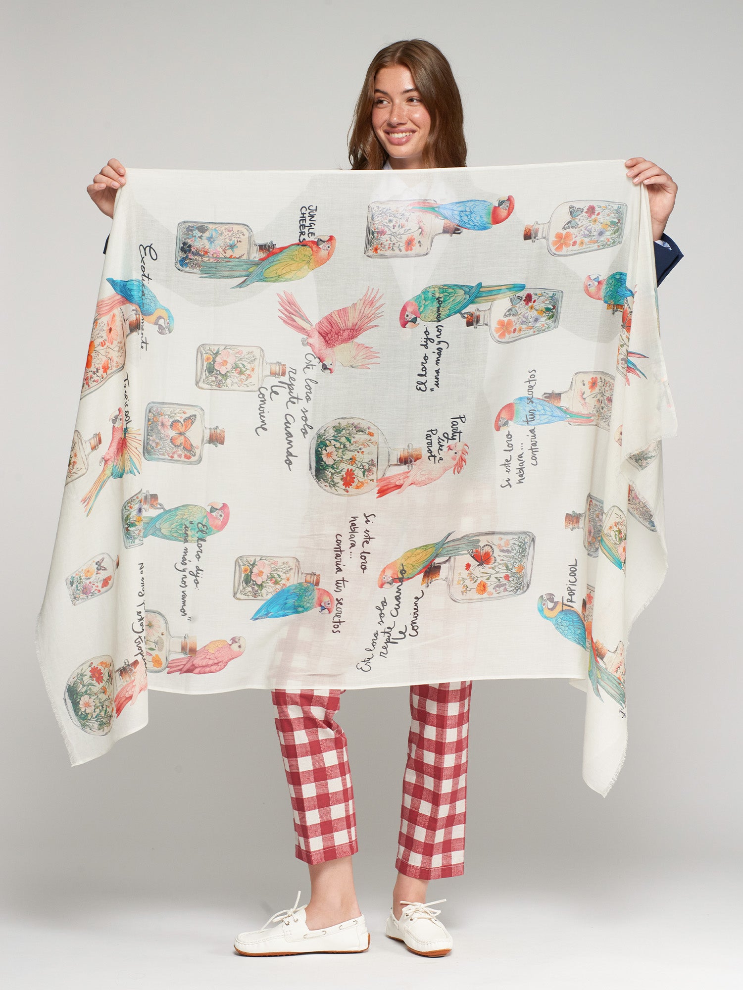 PAÑUELO AROMAS TROPICALES LOROS