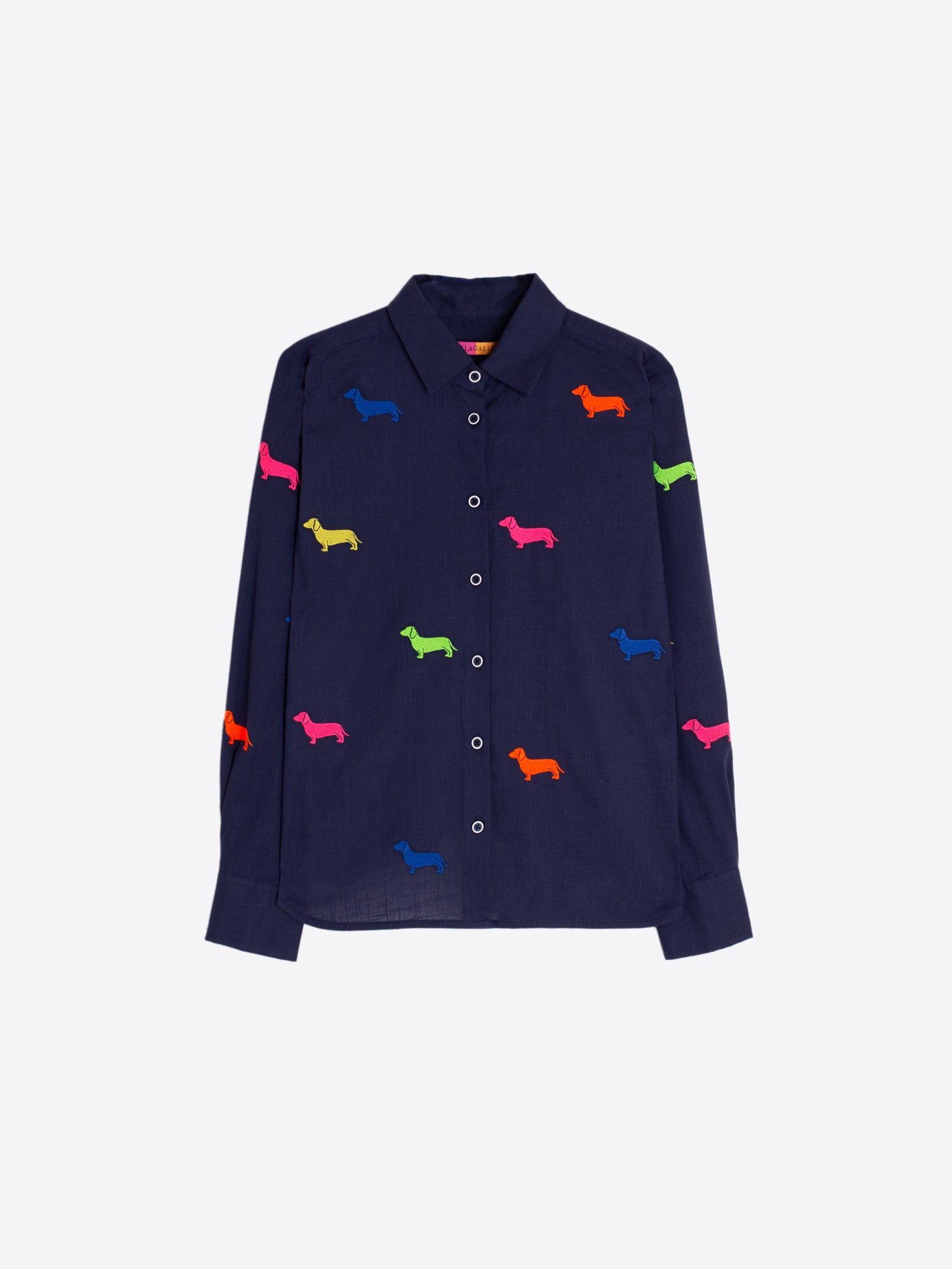 CAMISA ISA EMB AZUL MARINO