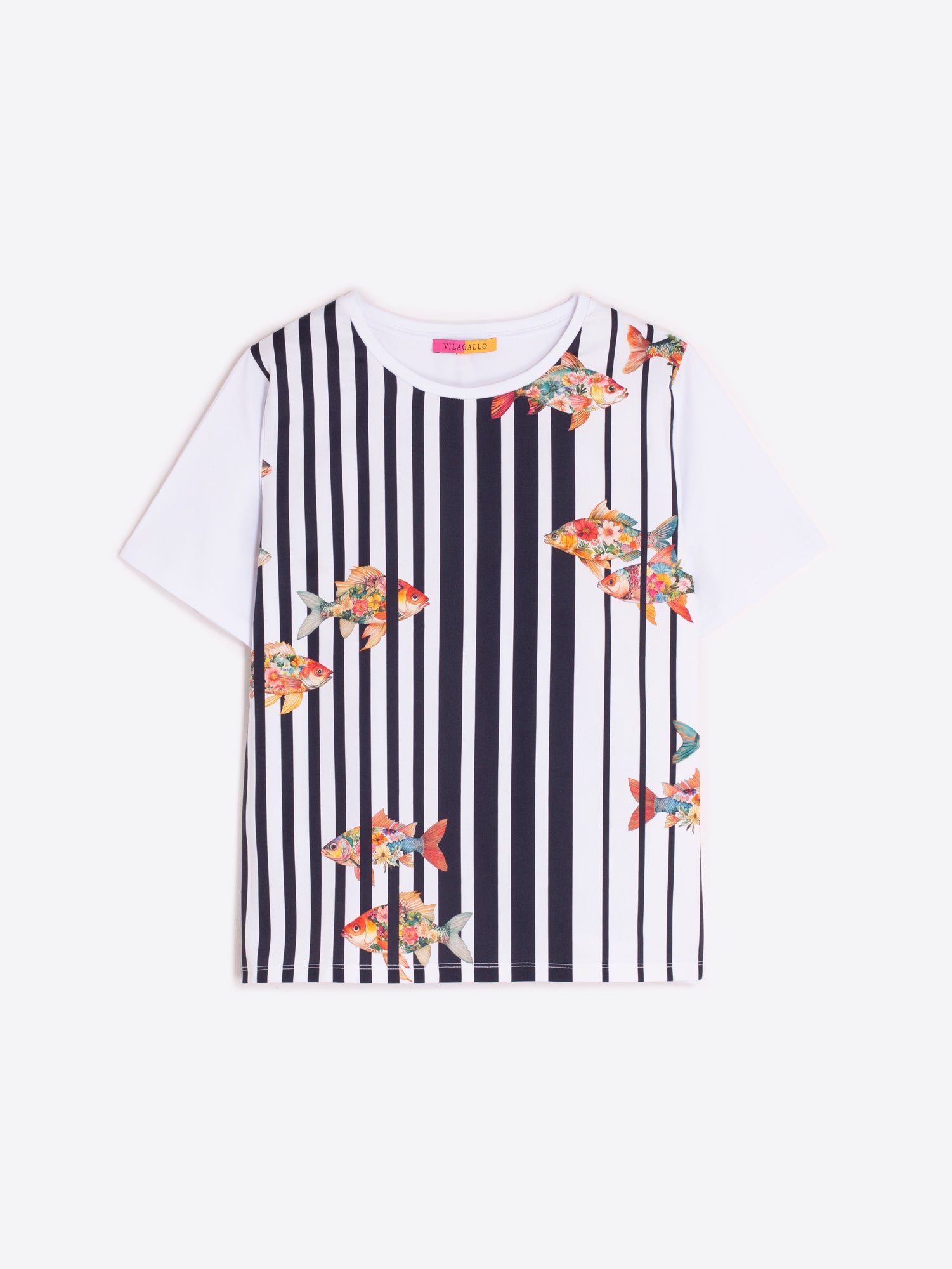 CAMISETA RAYAS PECES