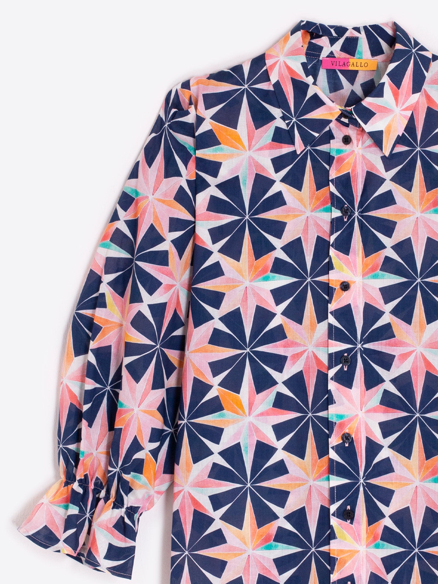 CAMISA ESTAMPADO ESTRELLAS MULTICOLOR
