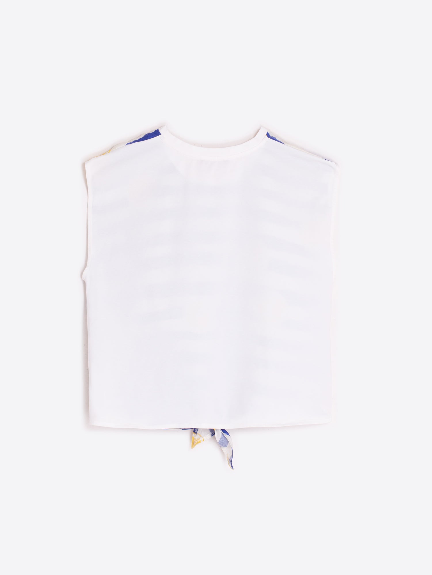 CAMISETA RAYAS LIMONES NUDO