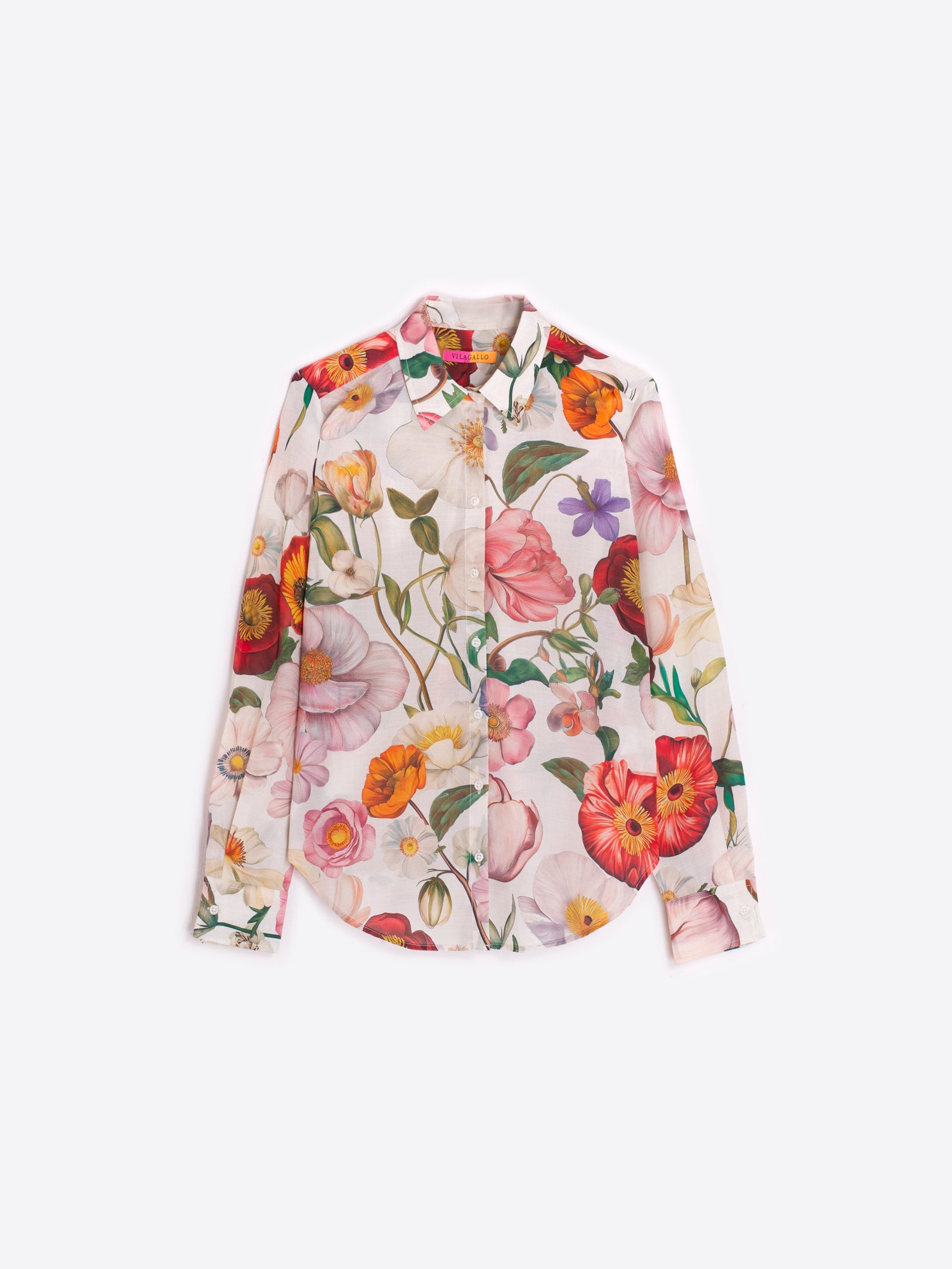 CAMISA ESTAMPADO FLORES ILUSTRADAS