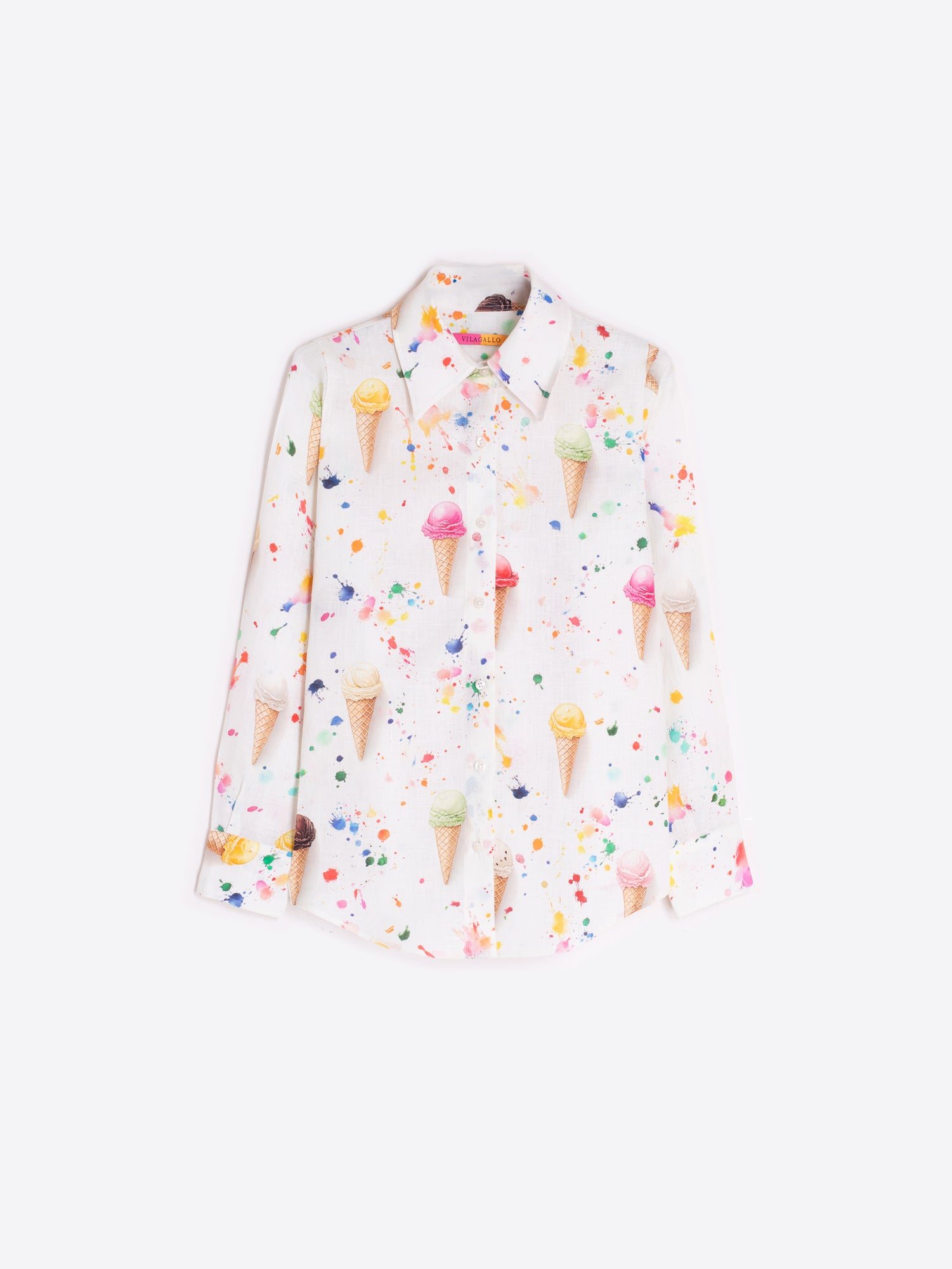 CAMISA ESTAMPADO HELADOS MULTICOLOR