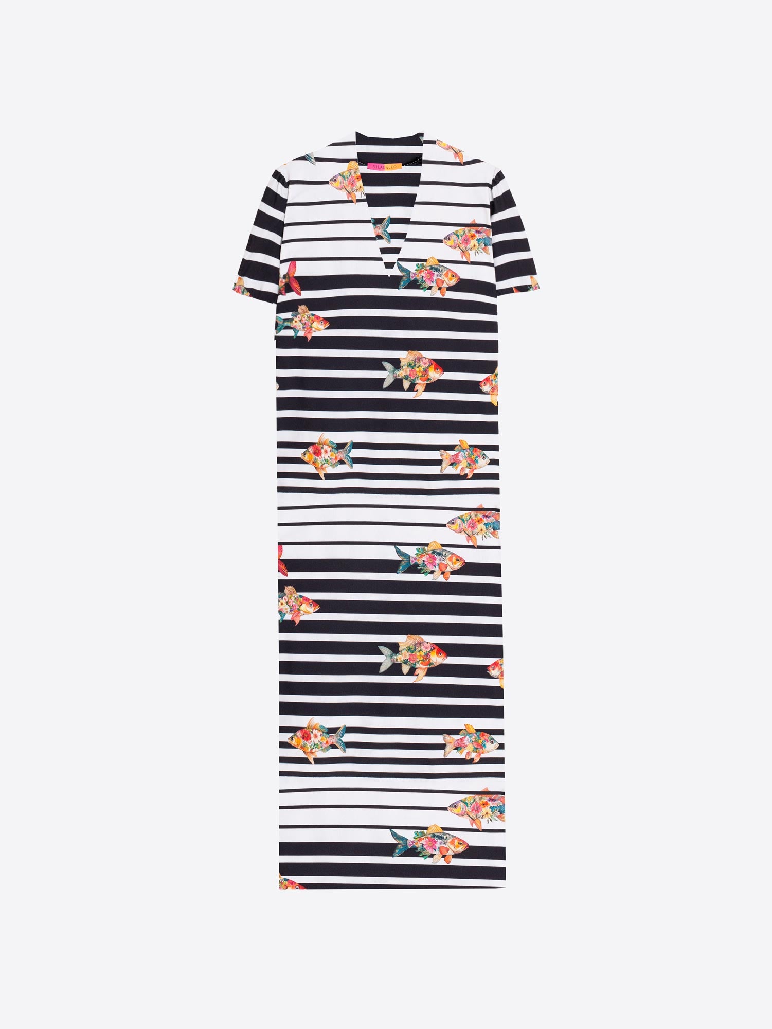 VESTIDO RAYAS PECES